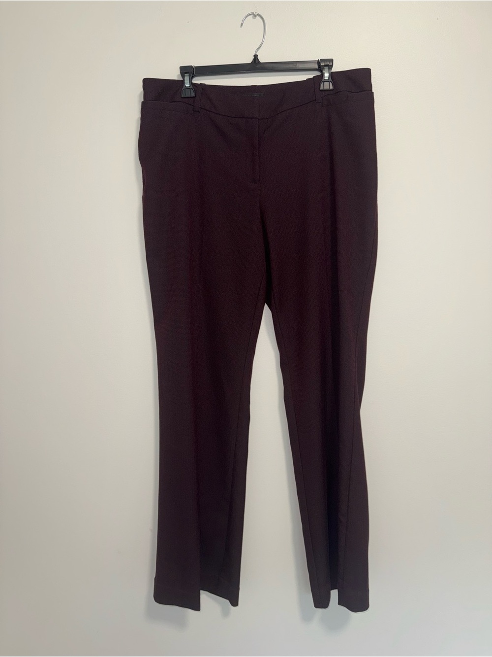 Worthington Curvy Fit Burgundy Dress Pants Size 14